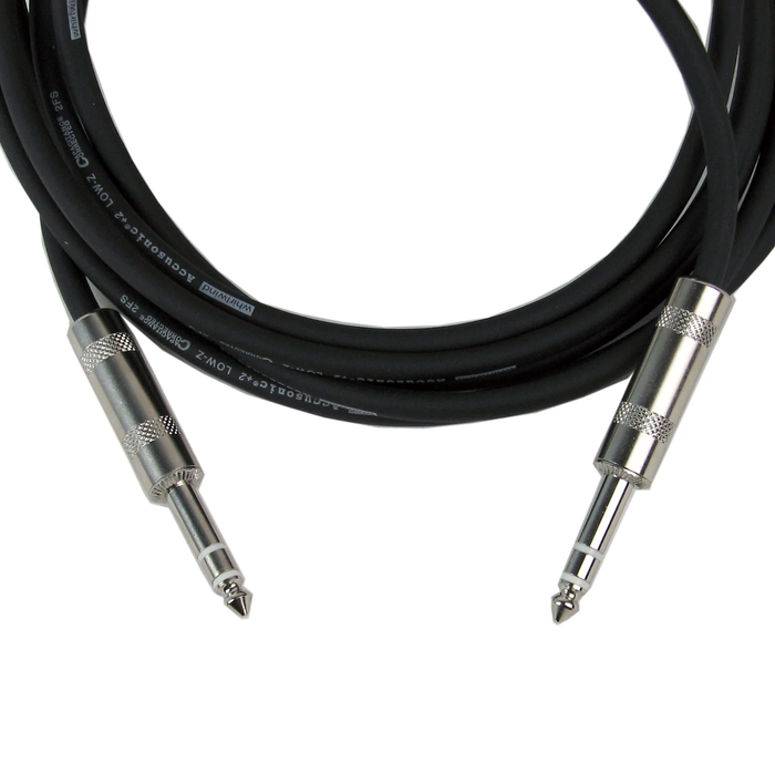 Whirlwind ST06 Stereo Cable 6-Foot 1/4-Inch TRS Male to Male