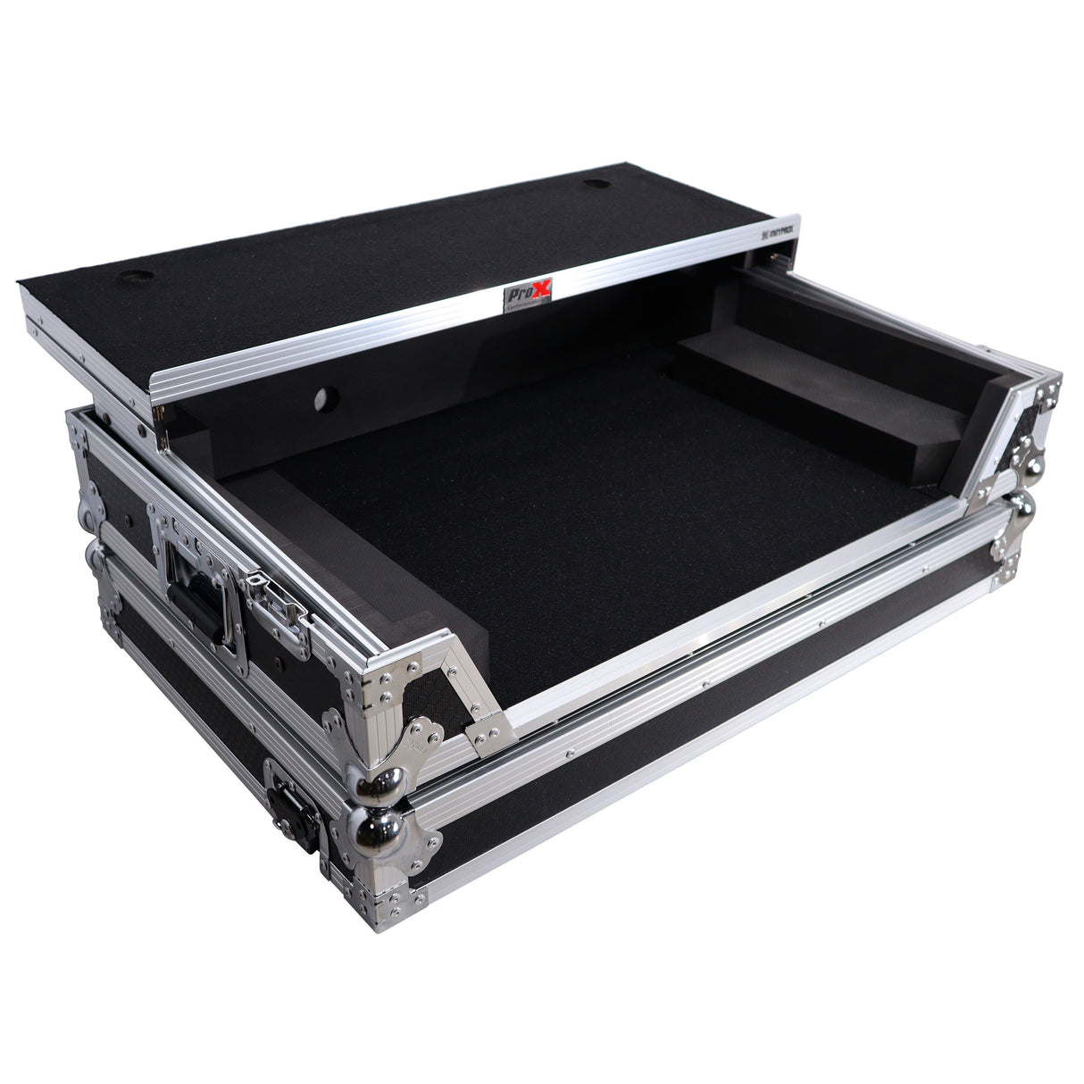 PRO X XS-DDJFLX10WLT FLX-10 Case for Alpha Theta GRV6 Controller with Sliding Tray-Wheels - New