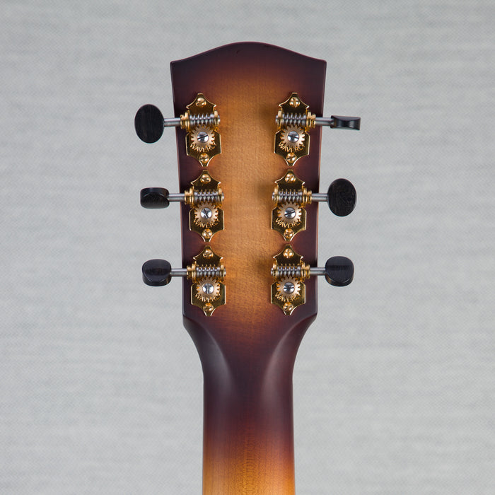 Bedell Revolution OM Acoustic Guitar - Cocobolo and AD Spruce - Amber Burst - CHUCKSCLUSIVE - #123005