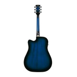 Ibanez PF15ECE Acoustic Electric Guitar - Transparent Blue Sunburst