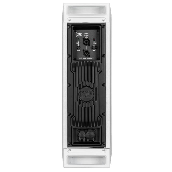 RCF NXL14-A-W Active 2100W Dual 6-Inch 2-Way Column Speaker - White