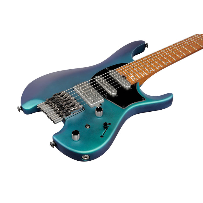 Ibanez Q Standard Q547 7-String Electric Guitar - Blue Chameleon Metallic Matte - New