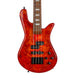 Spector USA Custom NS2 Bolt-On Bass Guitar - Inferno Red Gloss - #555 - Display Model, Mint