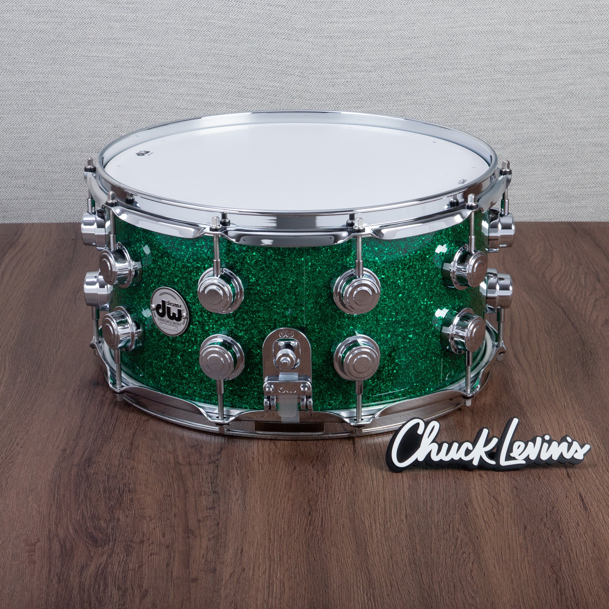 DW 7 x 14-Inch Collector's Series SSC Maple Snare Drum - Green