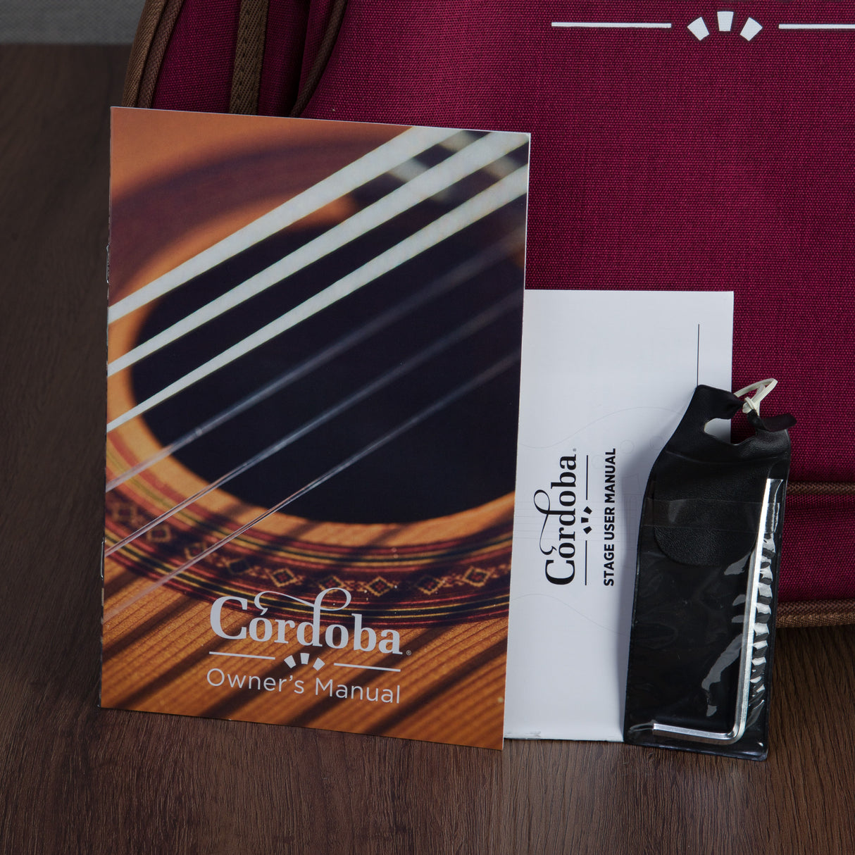 Cordoba Stage Limited Electric Nylon String Guitar - Garnet - New