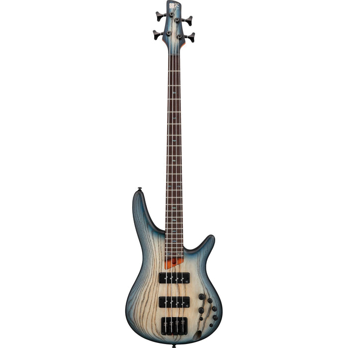 Ibanez 2021 SR600E 4-String Bass Guitar - Cosmic Blue Starburst Flat
