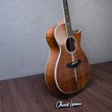 Taylor Custom Shop Gold Label Grand Concert Hawaiian Koa Acoustic Guitar - CHUCKSCLUSIVE - #1206056100
