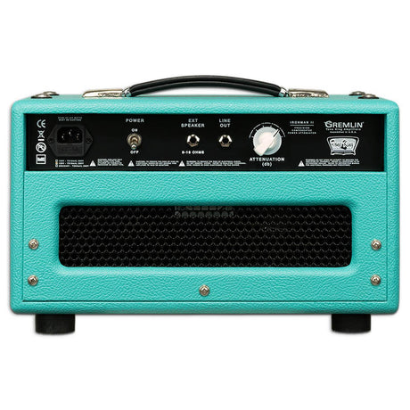 Tone King Gremlin Compact 5-Watt Guitar Amplifier Head - Turquoise - Mint, Open Box
