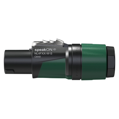 Neutrik NL4FXX-W-S 4-Pole speakON Cable Connecto