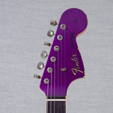 Fender Custom Shop 1965 Jaguar Electric Guitar Heavy Relic - Faded Purple Metallic - #R141588