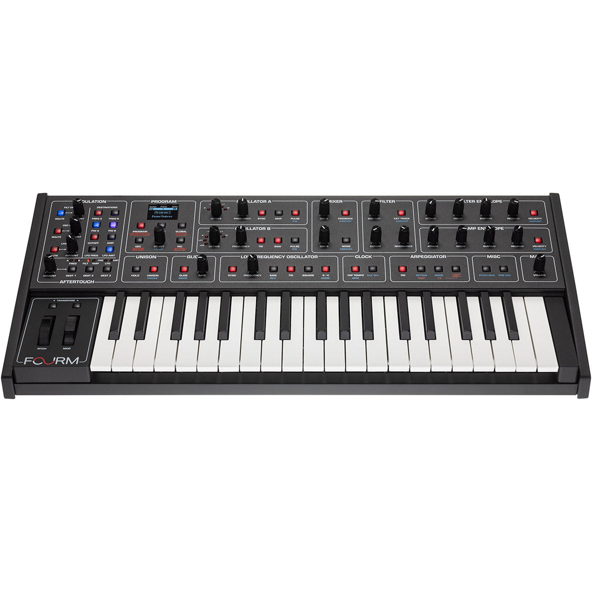 ほぼ未使用！SEQUENTIAL Fourm Sequential Fourm 4-Voice Analog Synthesizer with Polyphonic