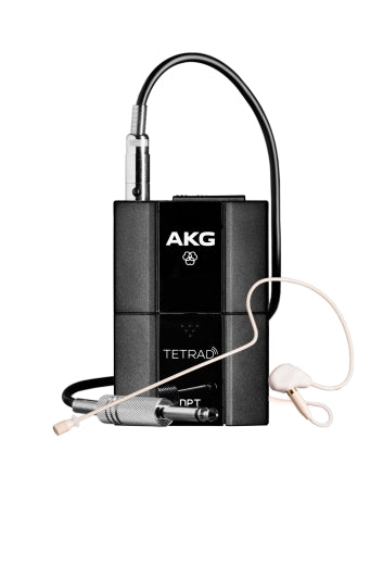 AKG DPTTetrad Digital Wireless Body-Pack Transmitter W/ C111L Earset Microphone