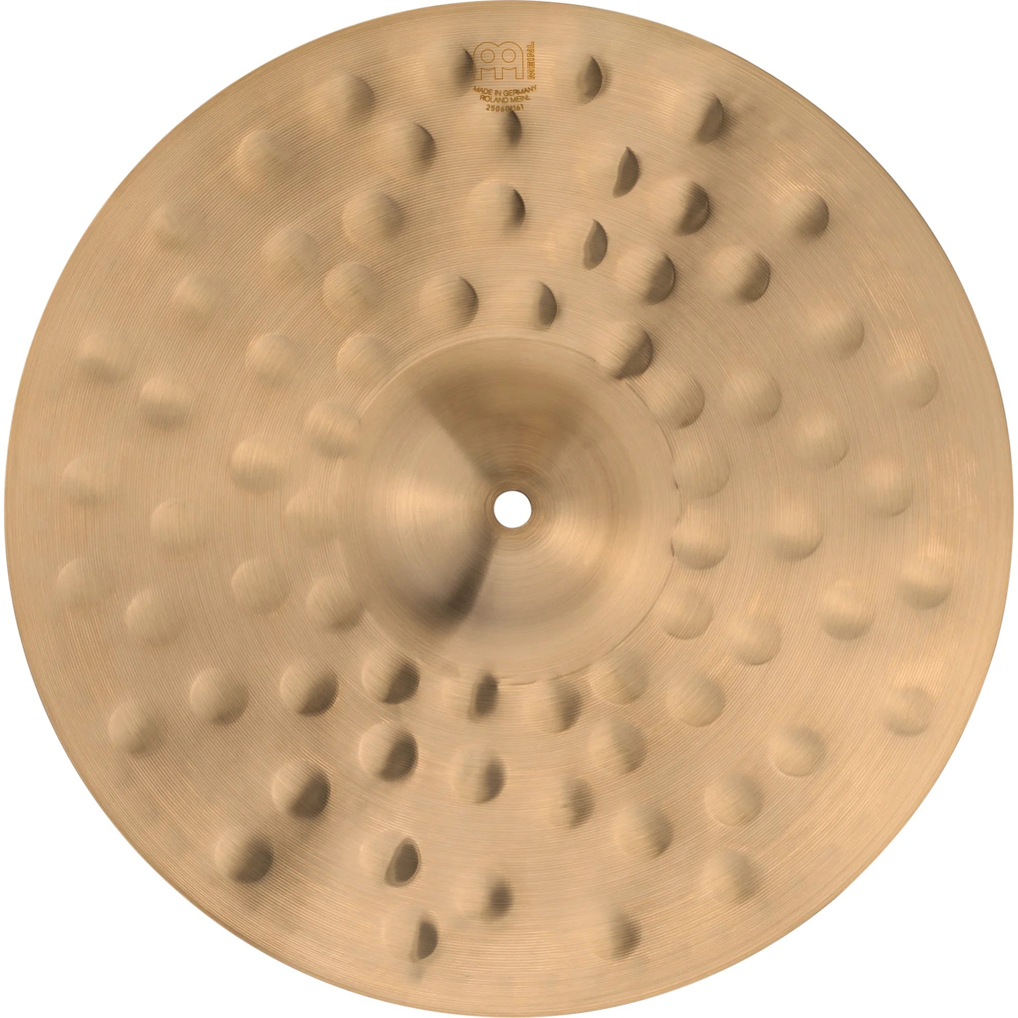 Meinl 14-Inch Pure Alloy Extra-Hammered Hi-Hat Cymbals – Chuck