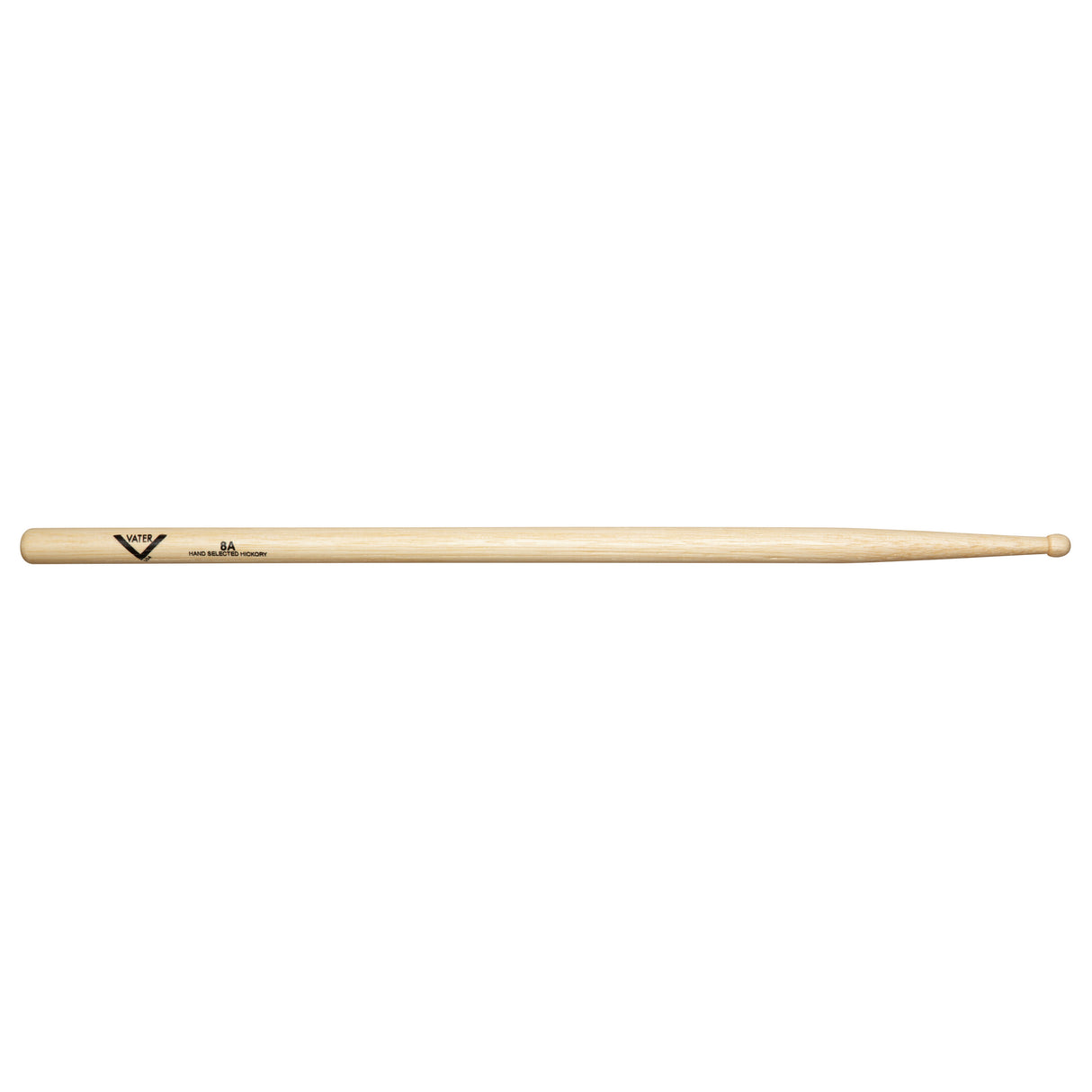 Vater American Hickory Drumsticks - 8A - Wood Tip