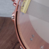 DW 6 x 14-Inch Collector's Pure Oak Snare Drum - Blue Glass with Copper Hardware
