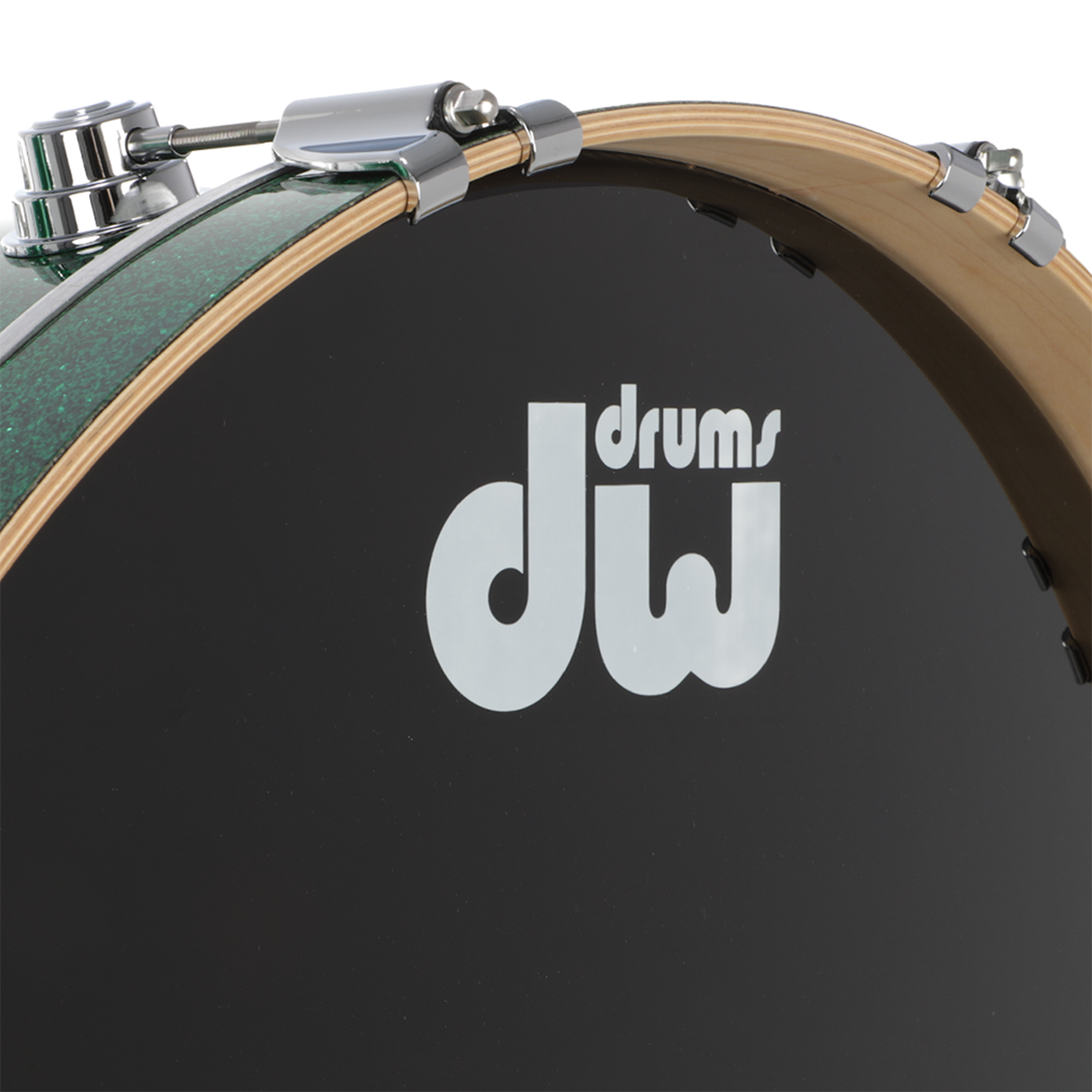 DW Collector's Series Pure Maple 4-Piece Shell Pack - Green Glass