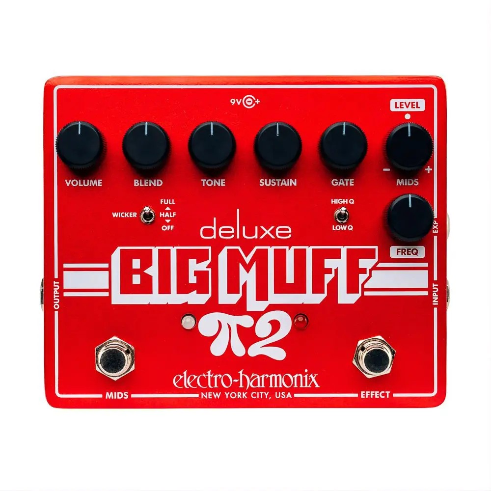 Electro-Harmonix Deluxe Big Muff 2 Dual Op-Amp Fuzz Guitar Effects Pedal