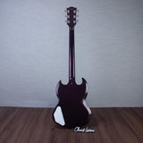 Gibson Custom Shop Murphy Lab 63' SG Custom 3-Pickup Maestro Electric Guitar - Light Aged Brunswick Wild Berry - #505223
