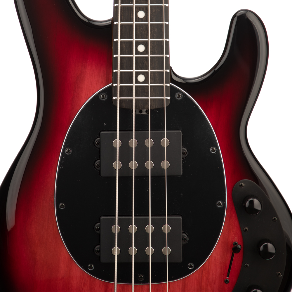 Music Man Stingray Special HH 4-String Bass Guitar - Raspberry Burst - New