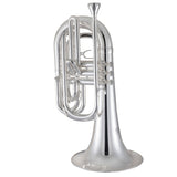 King KMB412S Performance Marching Baritone Horn - Silver-Plated