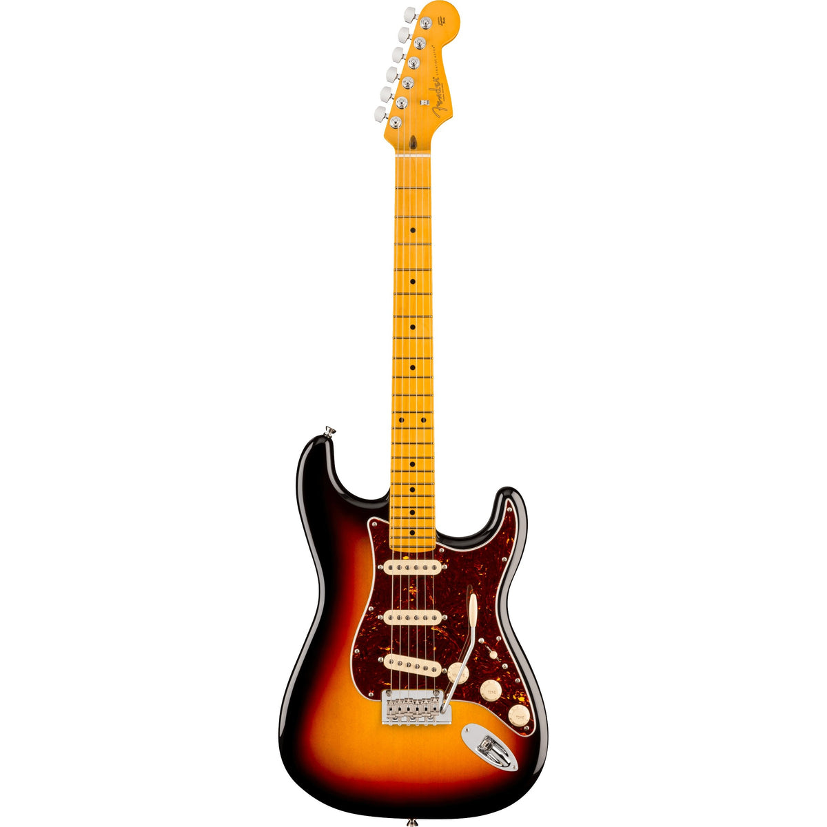 Fender American Professional Stratocaster Electric Guitar, Maple Fingerboard - 3-Color Sunburst