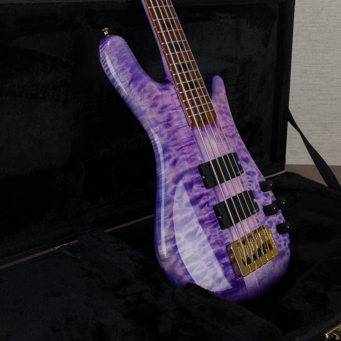 Spector USA NS5 5-String Bass Guitar - Ultra Violet - #629 - Display Model, Mint