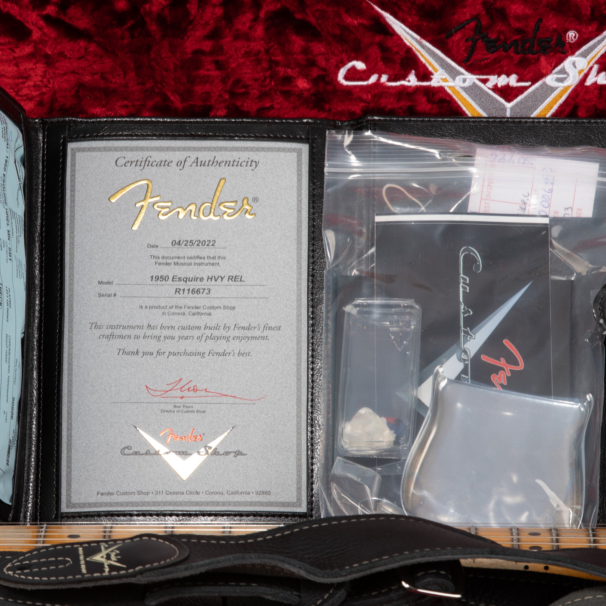 Fender Custom Shop 1950 Esquire Heavy Relic - Sapphire Blue