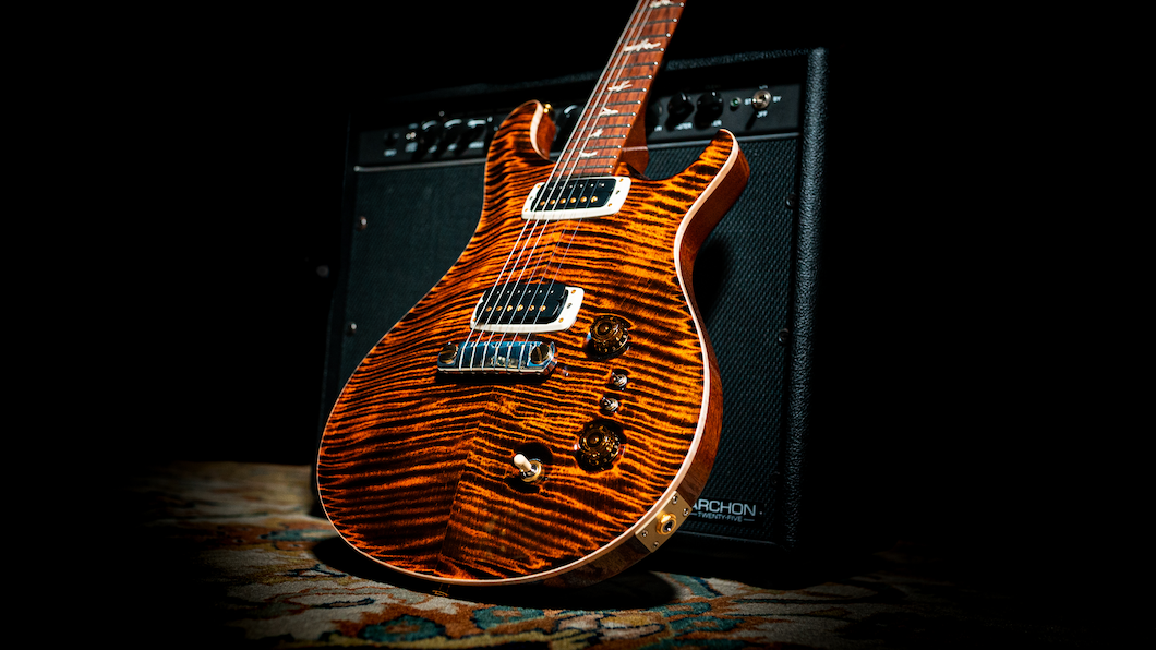 PRS Paul's Guitar 10-Top Electric Guitar - Orange Tiger - Display Model - Display Model