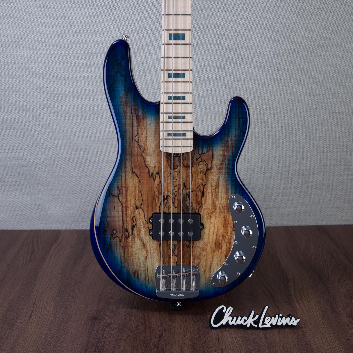 Ernie Ball Music Man Ball Family Reserve StingRay Special 4 H Electric Bass Guitar - Paua Blue Burst - #K08346