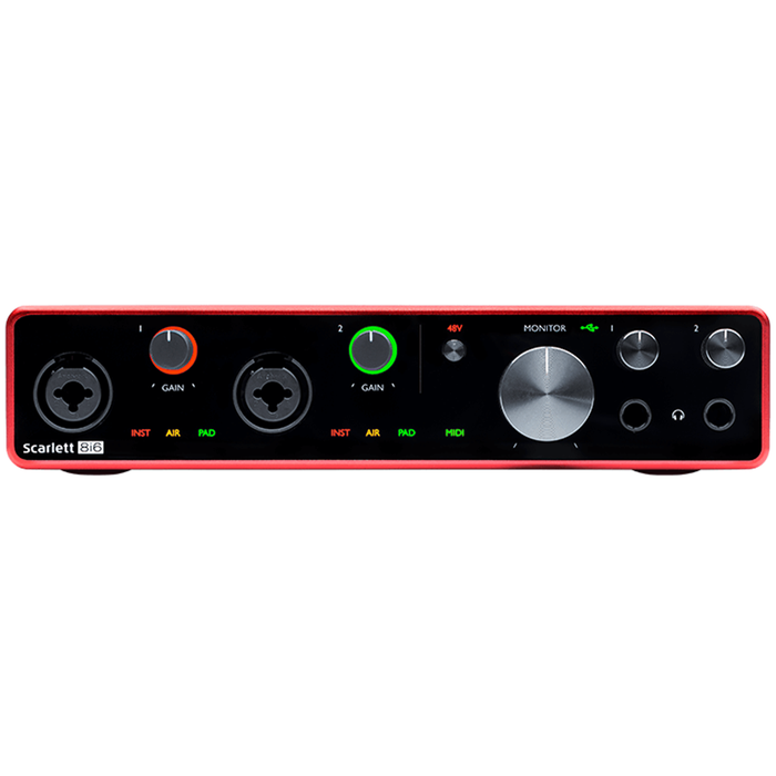 Focusrite Scarlett 2i2 Audio Interface - 3rd Gen - New