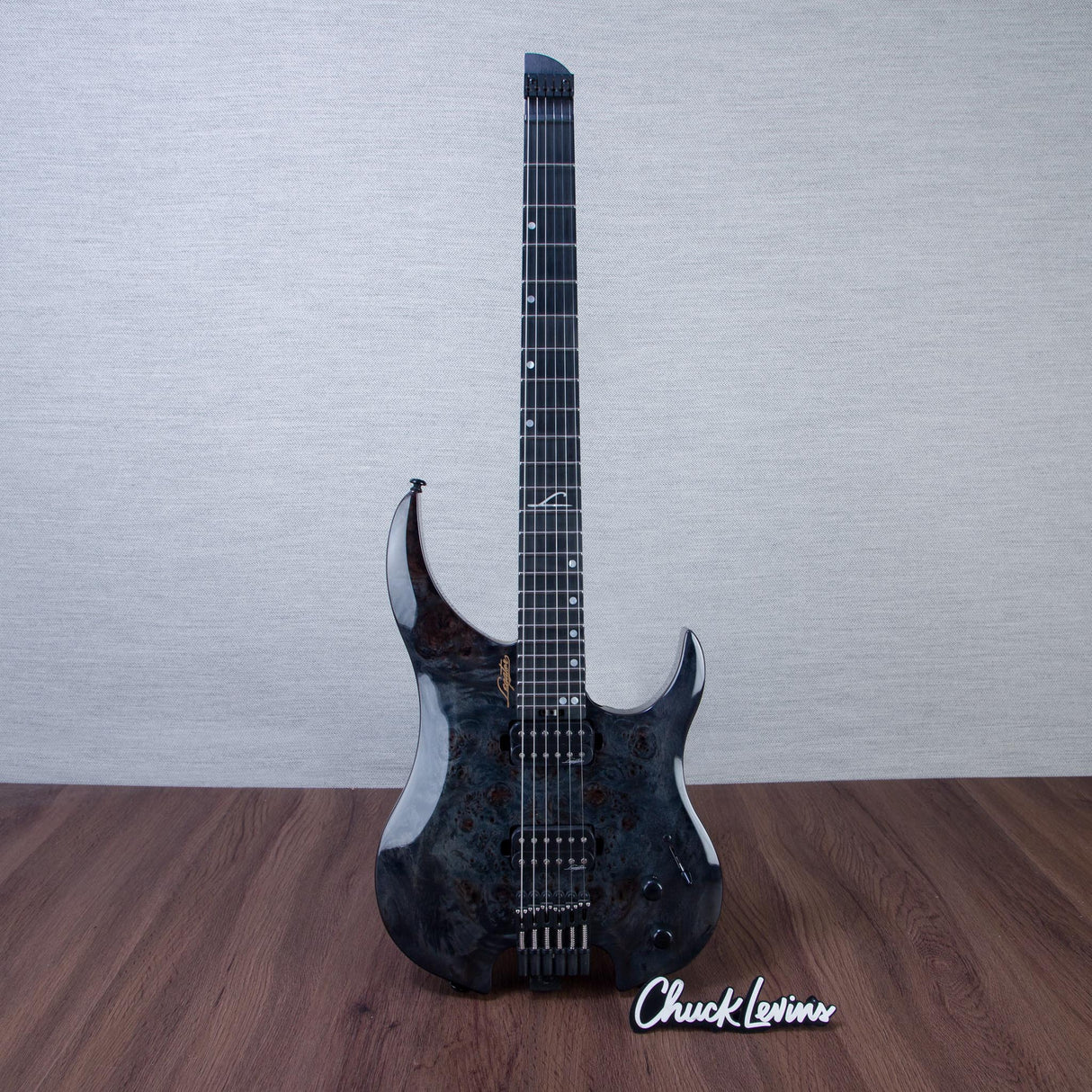 Legator Ghost Super Shred G6SS Electric Guitar - High Gloss Black Burl - #IM25100216