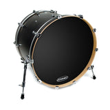 Evans 22" EQ1 Resonant Black Bass Drum Head