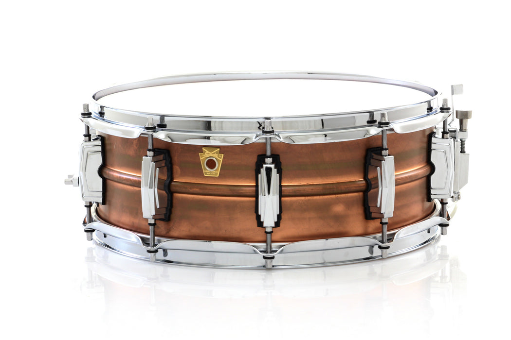 Ludwig 14" x 5" Copper Phonic Snare Drum Smooth Raw Copper Finish