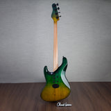 Brubaker JXB BM-4 4-String Electric Bass - Green Jungle Candy - New