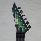 ESP USA M-I FR-DLX Flamed Maple Electric Guitar - Dark Lime Sunburst - #US23093