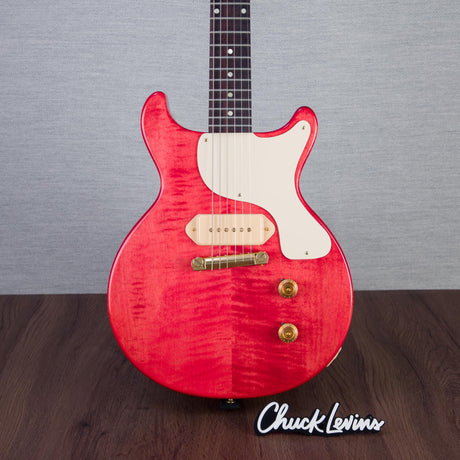 Gibson Custom Shop 1958 Les Paul Junior Double-Cut, Gold Hardware - VOS Watermelon King - CHUCKSCLUSIVE