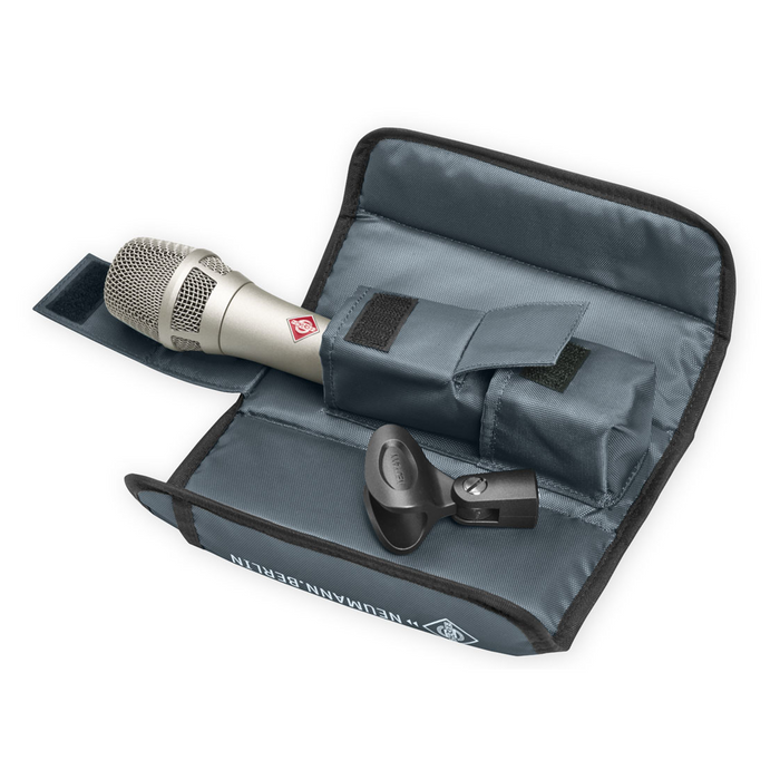 Neumann KMS 105 Supercardioid Condenser Microphone W/ KMS Pouch and SG105 - Nickel