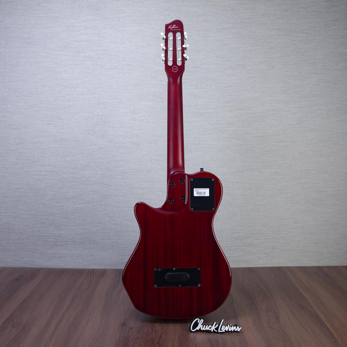 Godin MultiAc Grand Concert SA Nylon String Acoustic-Electric Guitar - Trans Black - CHUCKSCLUSIVE - #26317974