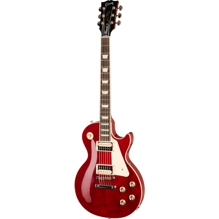 Gibson Les Paul Classic Electric Guitar - Translucent Cherry - New,Translucent Cherry