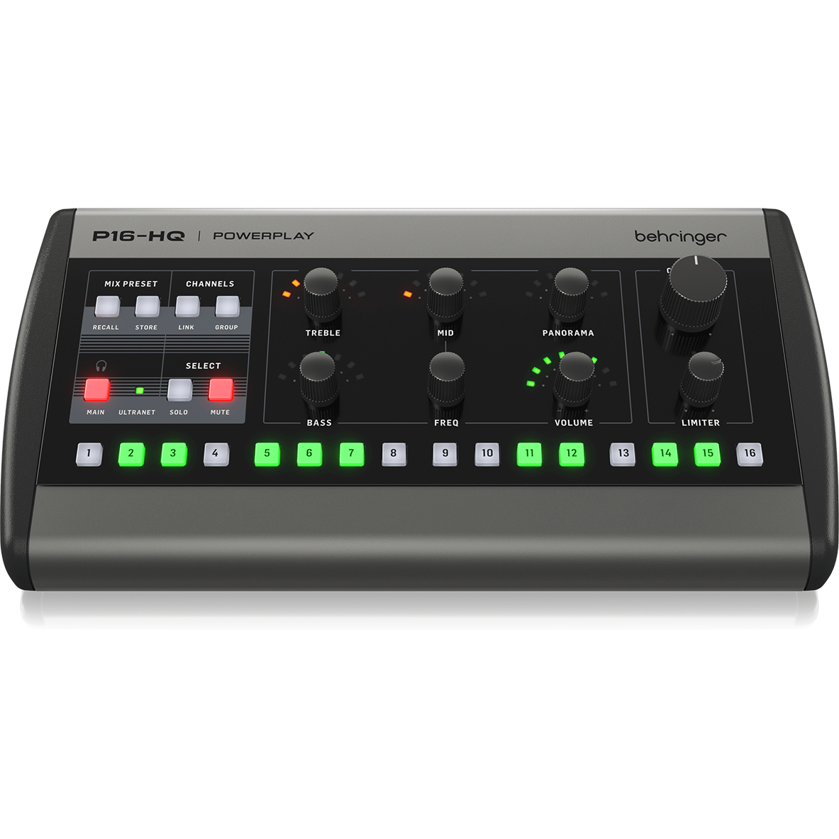 Behringer P16-HQ 16-Channel Personal Monitoring Mixer – Chuck