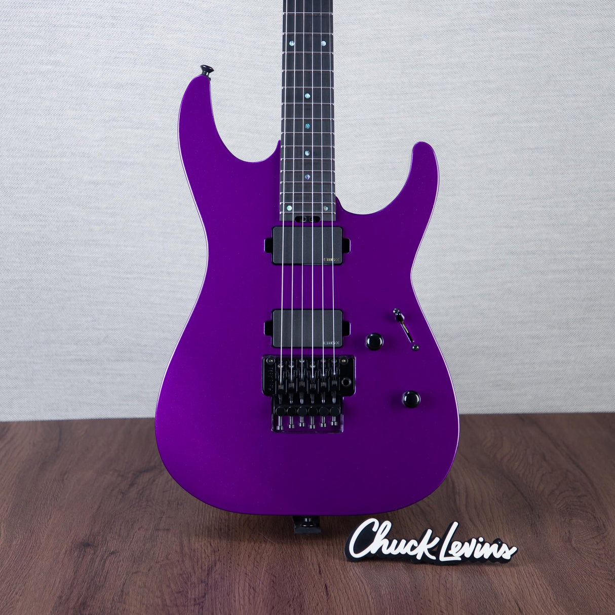 ESP USA M-II FR Electric Guitar - Wild Plum Metallic - #US24770