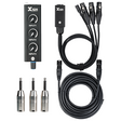 Xvive PX Portable 3-Channel Personal Monitor Headphone Mixer System