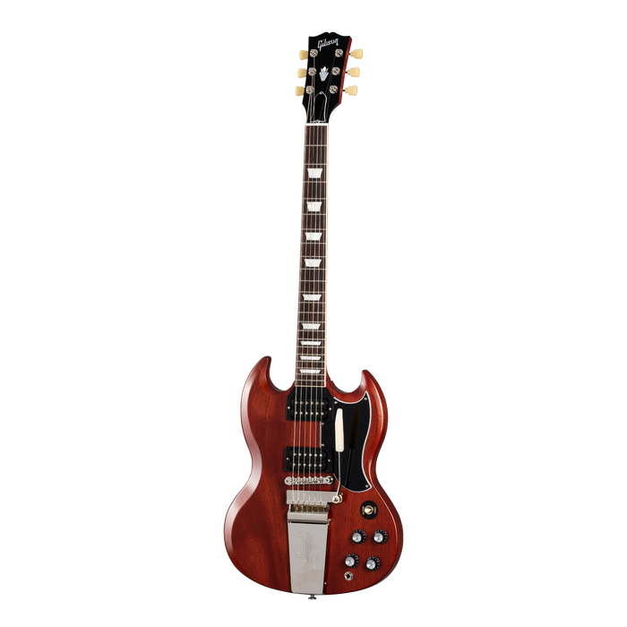 Gibson SG Standard '61 Faded Maestro Vibrola Electric Guitar - Vintage Cherry