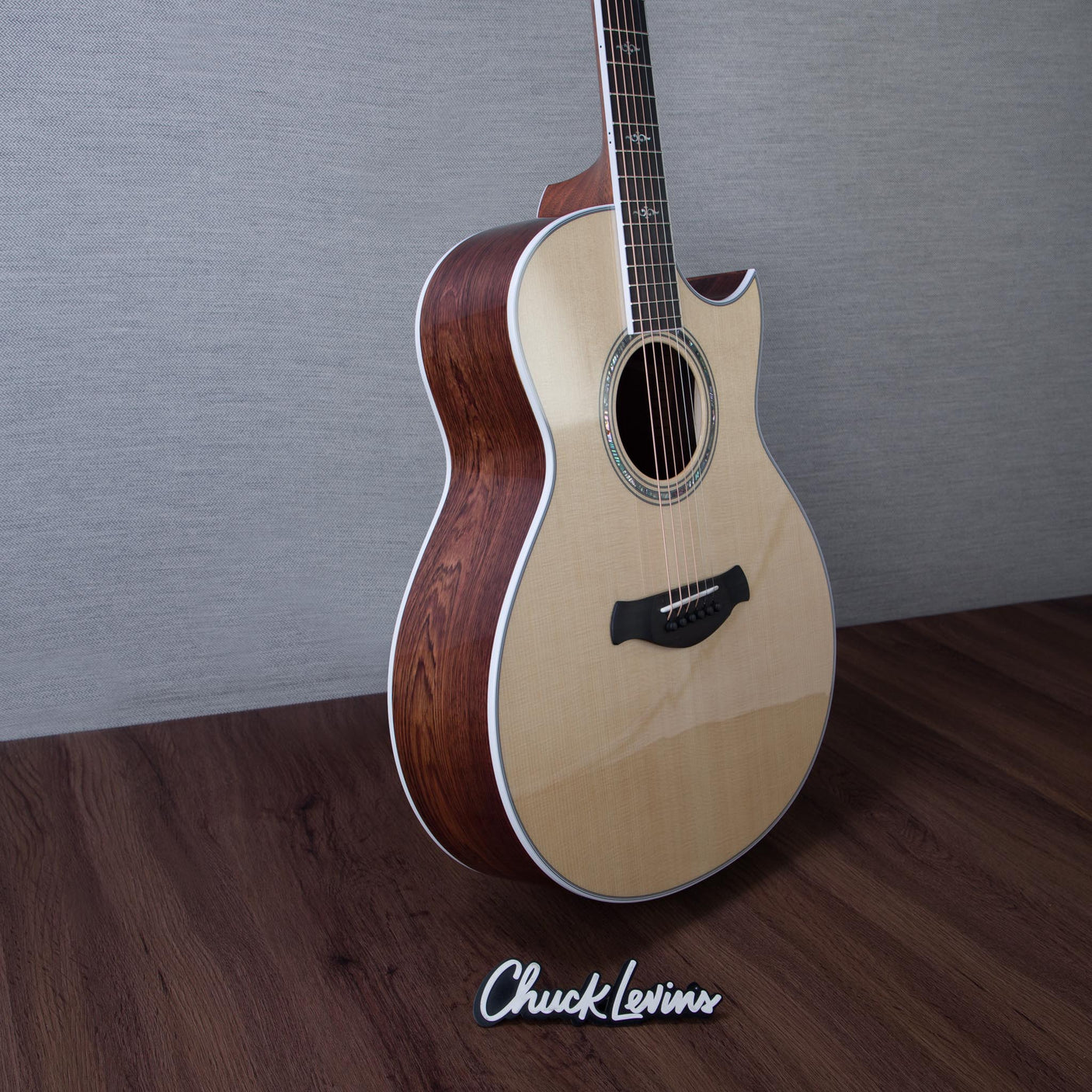 Taylor Custom Shop Gold Label Super Auditorium Honduran Rosewood/ Lutz Spruce Acoustic Electric Guitar - CHUCKSCLUSIVE - #1204176094