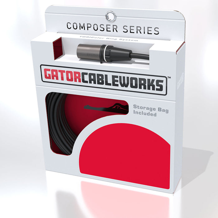 Gator GCWCXLR05FTRS Composer Series 5-Foot Xlr F to Trs Cable