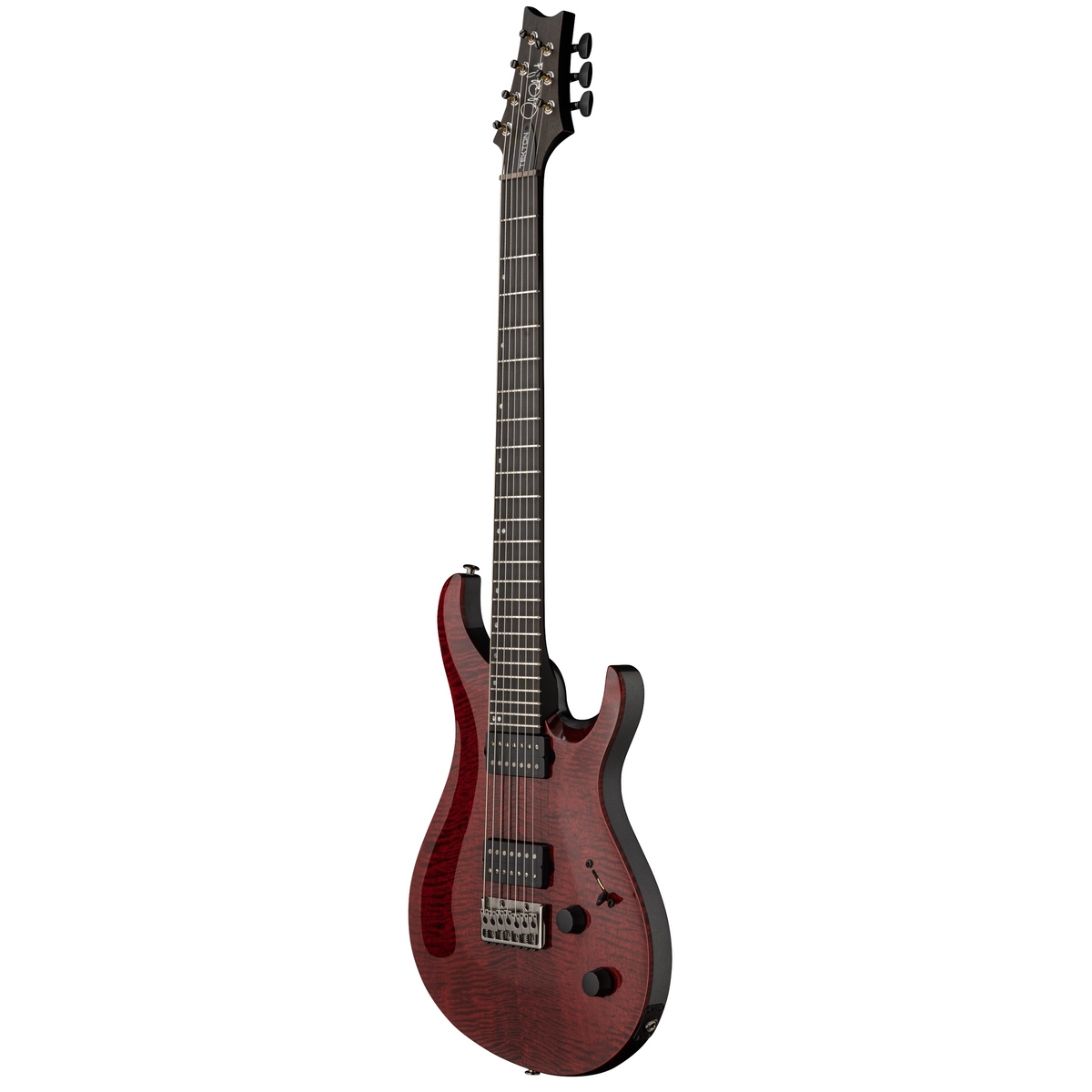 PRS Tekton SVN 7-String Electric Guitar with Black Satin Neck - Bloodstone Red
