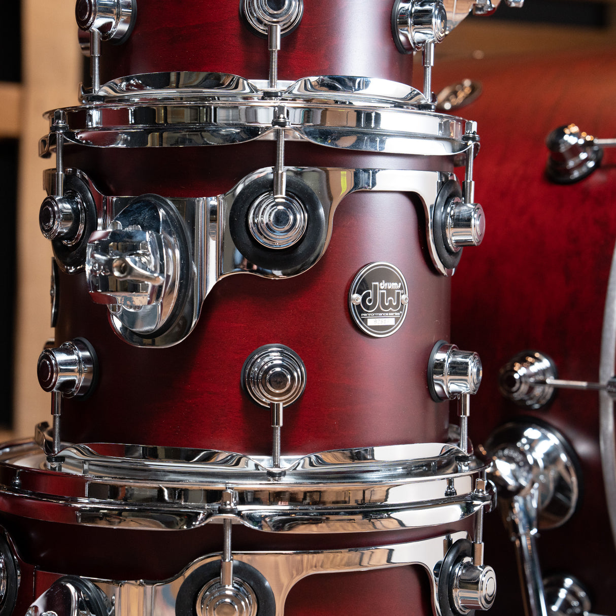 DW Performance Series 4-Piece 22-inch Kick Shell Pack - Tobacco Satin Oil