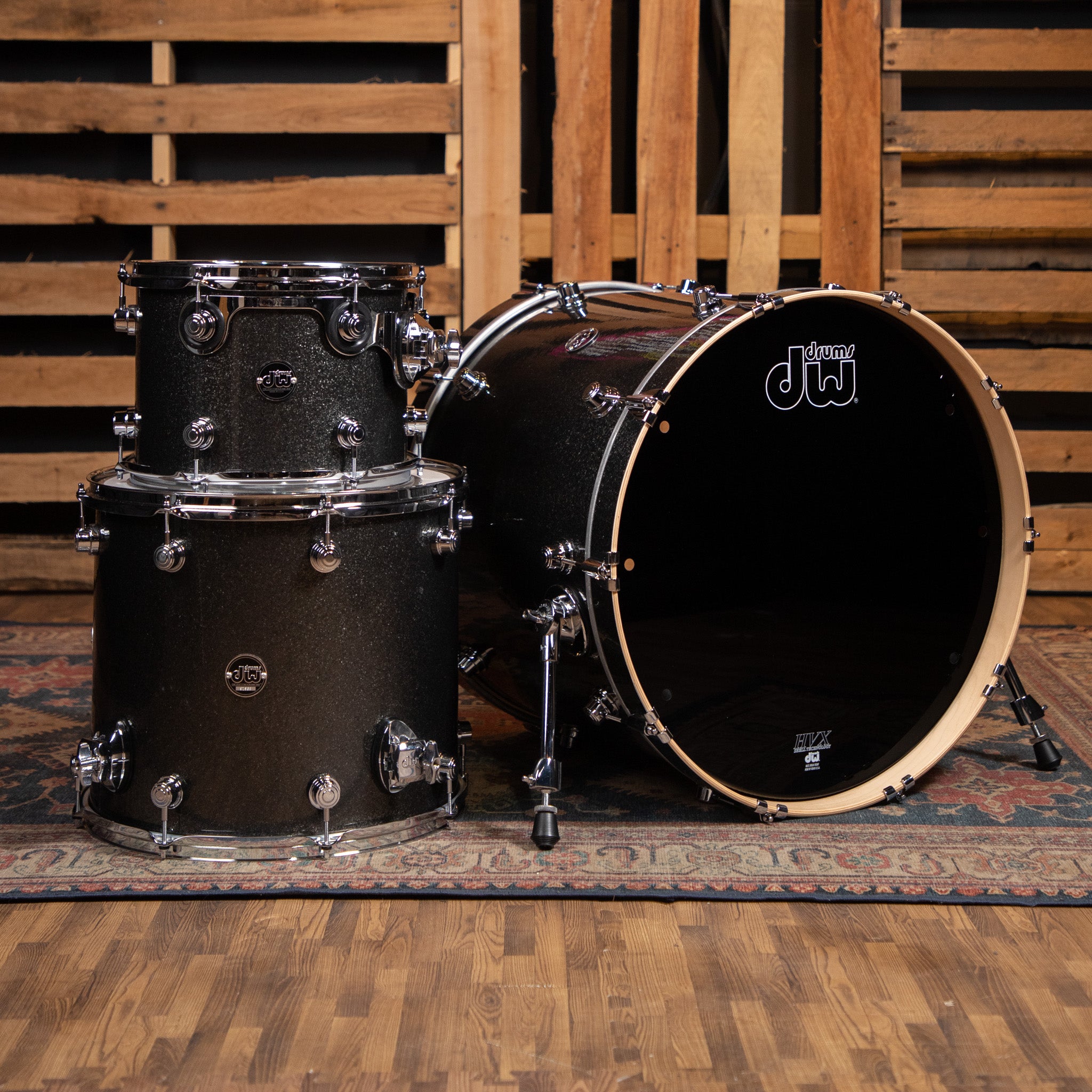 DW Performance Series 3-Piece Shell Pack with 22-Inch Kick