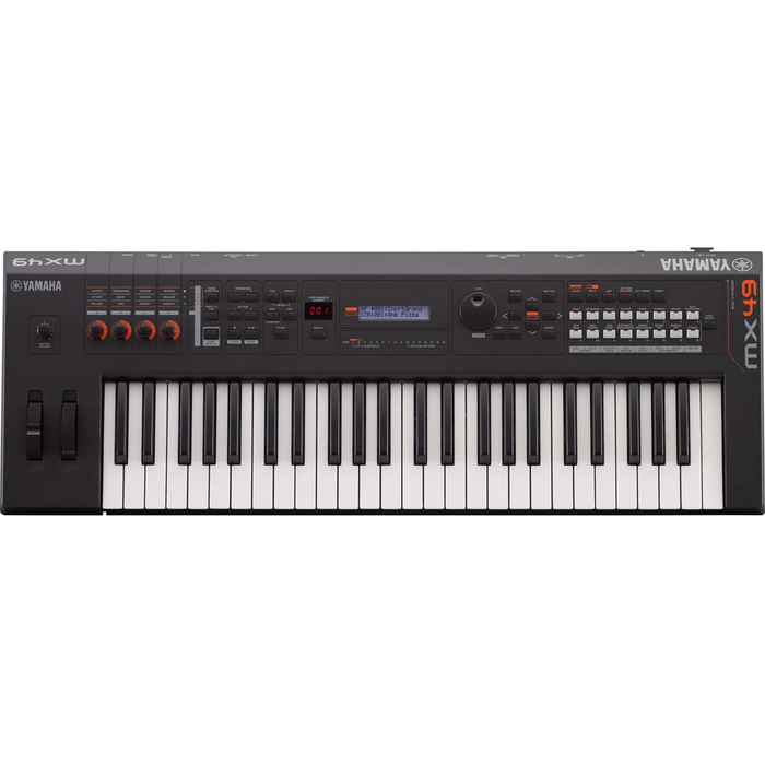 Yamaha MX49BK 49-Key Synthesizer Keyboard - Black - New