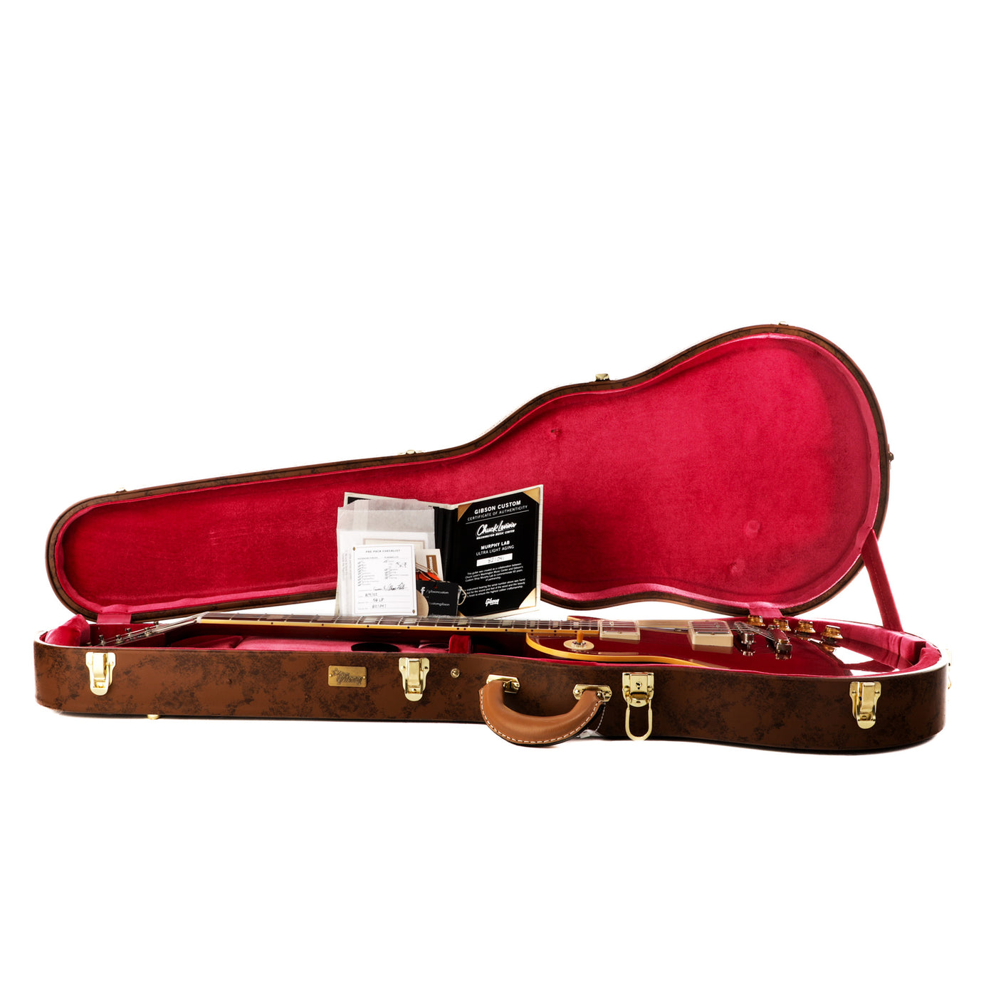 Gibson Murphy Lab 1958 Les Paul Standard - Ultra Light Aged Sweet Cherry Red - CHUCKSCLUSIVE - #821041